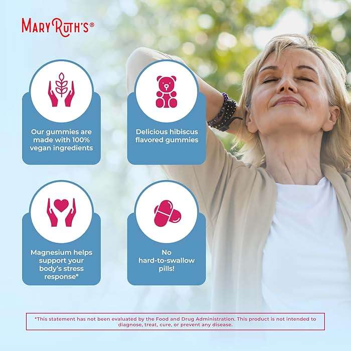 MaryRuth Organics Calm Magnesium Citrate Gummies | 2 Month Supply | Sugar Free | Magnesium Supplement for Adults | Stress Relief | Bone Health | Vegan | 60 Count - Image 6