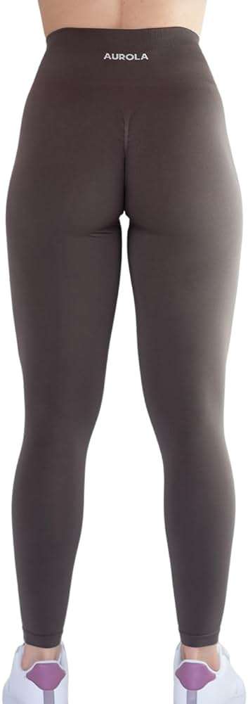 AUROLA Workout Leggings for Women Seamless Scrunch Tights Tummy Control Gym Fitness Girl Sport Active Yoga Pants - Image 4