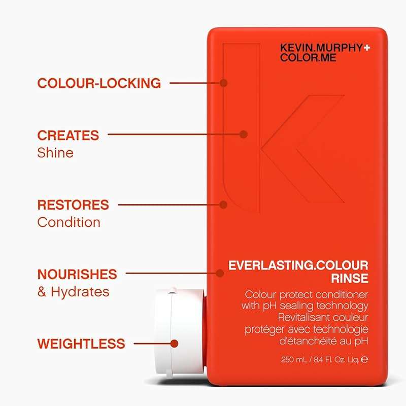 KEVIN.MURPHY EVERLASTING.COLOUR RINSE - Hair Colour Conditioner - Colour Protect Hair Care - pH Balanced Conditioner - Sulphate Free - 250 mL / 8.4 fl oz - Image 4