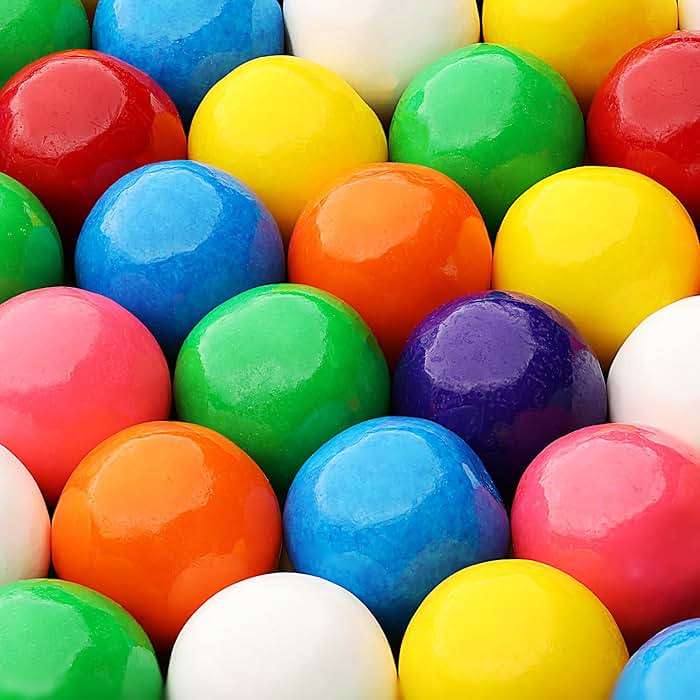 Gumballs in Jar - 1 Inch Large Gumballs - Assorted Fruit Flavored Bubble Gum - Kids Chewing Gum - Gums for Kids 9 OZ - Image 8