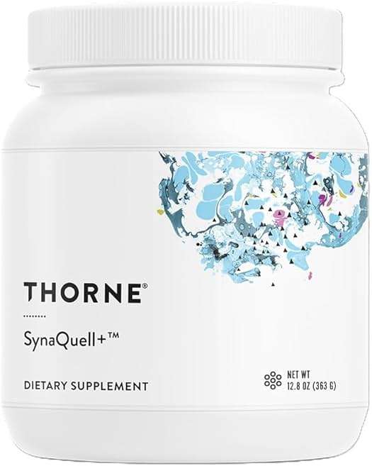 THORNE - SynaQuell+ - Brain Support for Post-Impact - BHB, BCAAs, CoQ10, DHA & Nicotinamide Riboside - Supports Healthy Brain Structure & Cognition* - NSF Certified for Sport - 12.8 Oz - 30 Servings - Image 1