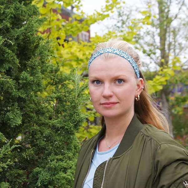 Sweaty Bands Womens Girls Headband - Non-Slip Velvet-Lined Exercise Hairband - Butterflies Time to Fly 1-Inch - Image 3