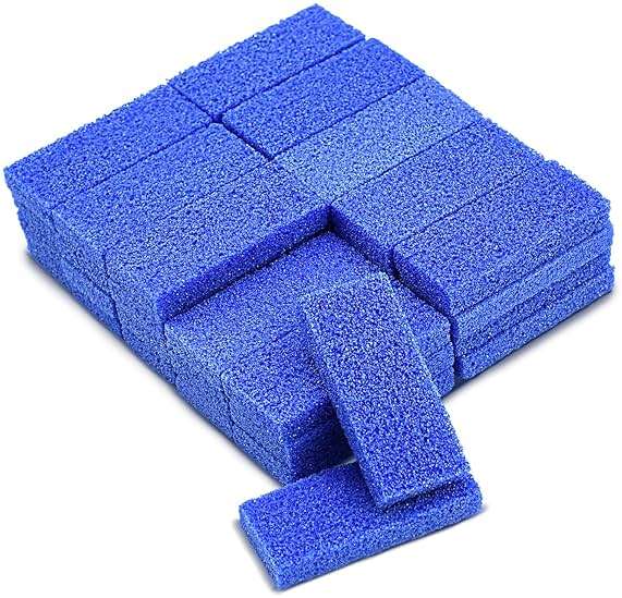Disposable Foot Scrubber Sponge Pads Pedicure Pumice Stone for Feet Callus Remover Coarse Blue 40Pcs - Image 8