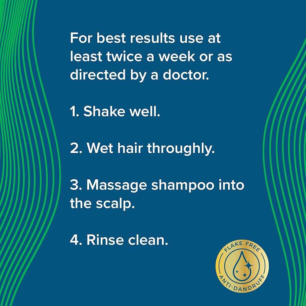 True+Real Moisturizing Dandruff Shampoo with Aloe and Selenium Sulfide 1%, 11fl oz - Image 5