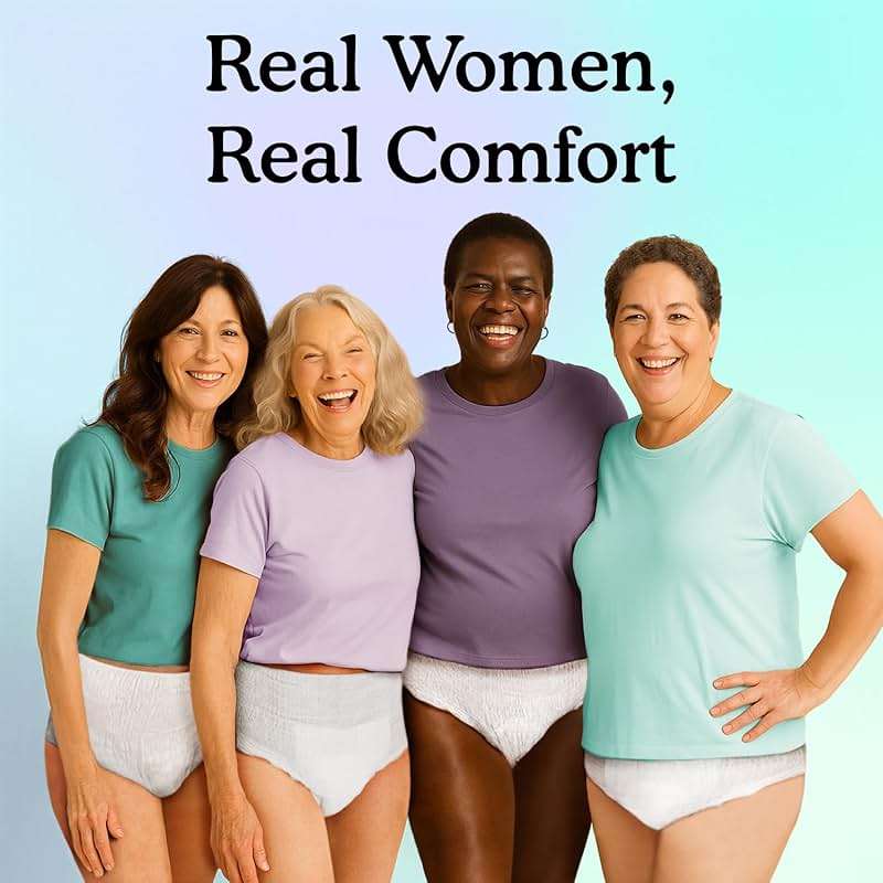 Because Overnight Absorbency Pull Ups - Adult Disposable Incontinence Underwear, Extra Absorbent Nighttime Briefs for Men and Women, White, Small/Medium, 20 Count - Image 9