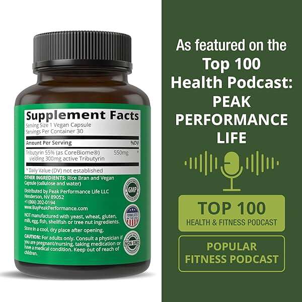 CoreBiome Tributyrin Postbiotic Supplement Clinically Tested for Gut Health. More Effective Than Sodium Butyrate Capsules. High Bioavailability Post Biotics for Digestive, Leaky Gut, Colon, Microbiome - Image 6