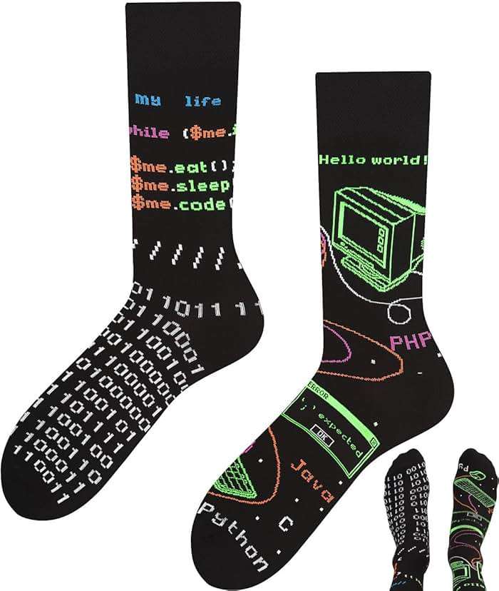 TODO Funny Socks for Men, Women - Novelty Dress Mens Socks Funny Christmas Gift, Fun Socks - EU Production - Image 1