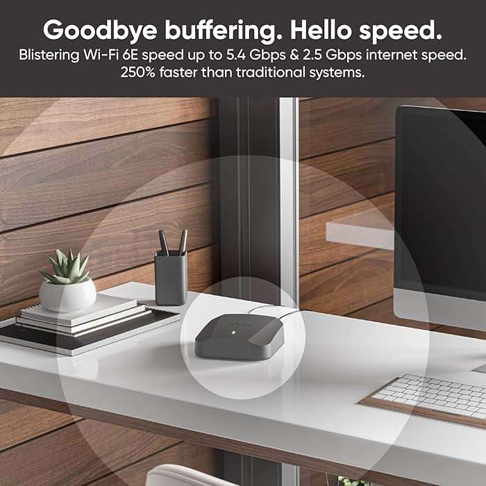 Wyze AXE5400 Tri-Band Wi-Fi 6E Mesh Router Pro, Covers up to 4000 Sq. Ft, 150+ Devices, Replaces Legacy Routers for Whole Home Coverage, Supports Wired Backhaul, 1x1 Gbps & 2x1 Gbps Ports - 2 Pack - Image 5