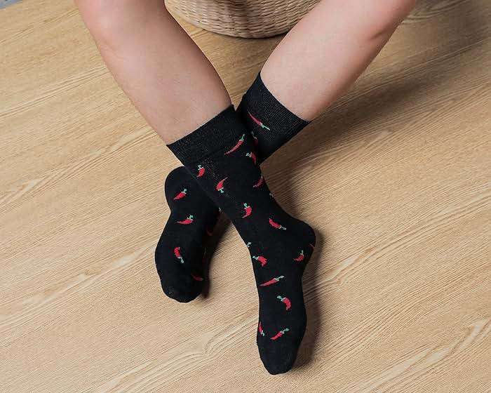 GLENMEARL Mens Dress Socks 10 Pack Funny Combed Cotton Dress Socks for Men - Fun Patterned Colorful Novelty Funny Socks - Image 6