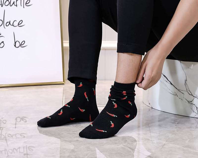 GLENMEARL Mens Dress Socks 10 Pack Funny Combed Cotton Dress Socks for Men - Fun Patterned Colorful Novelty Funny Socks - Image 7