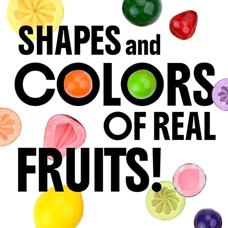 Chewing Gum for Kids - 2 Inch Jumbo Bubble Gum - 15 Pcs Mega Fruit Shaped Gumballs - Assorted Fruit Flavored Gums - 1.75 LB - Image 6