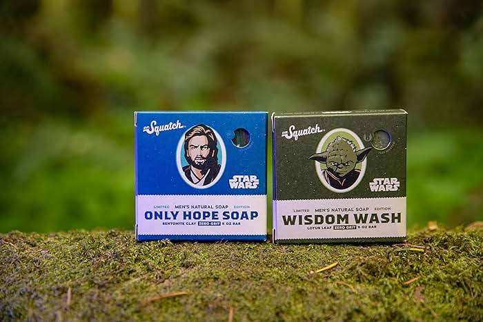 Dr. Squatch Star Wars Soap Collection - Men’s Natural 4 Pack Bundle - Star Wars Soap for Men - Image 3