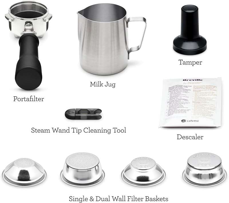 Breville Bambino Espresso Machine BES450BSS, Brushed Stainless Steel - Image 8