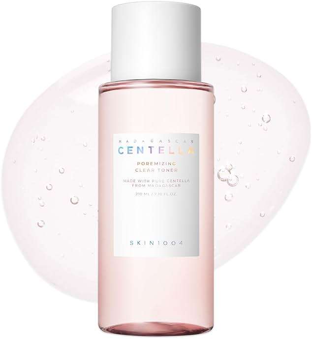 SKIN1004 Poremizing Clear Toner 7.10 fl.oz, 210ml, Korean Face Toner with Himalayan Pink Salt & Madagascar Centella, Facial Toner for Pore Care & Oil Balance, Hydrating Essence, Korean Skin Care - Image 1