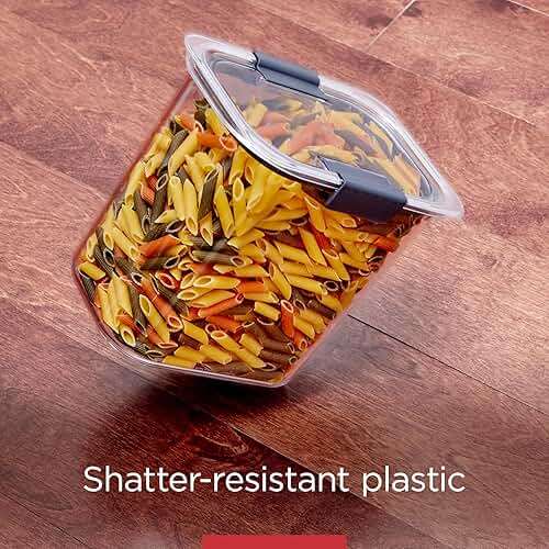 Rubbermaid Brilliance BPA-Free Airtight Food Storage Containers with Lids Set of 20 with Scoops Perfect for Kitchen and Pantry Organization - Image 2
