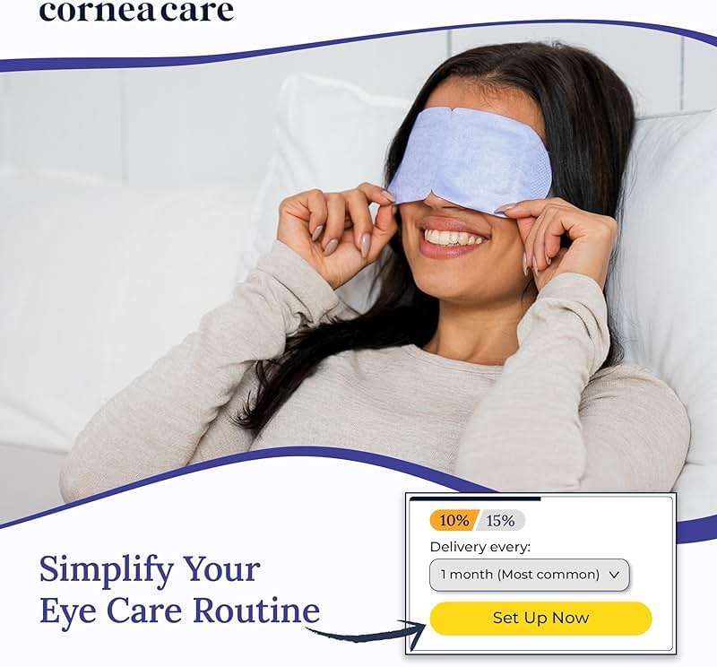 CorneaCare Rest: Self Heating Warm Compress for Dry Eyes | Heated Eye Mask for Fast Relief | Steam Mask for Stye Treatment | No Microwave or Washcloth Needed | Travel Ready Warm Compress | 30 Count - Image 4
