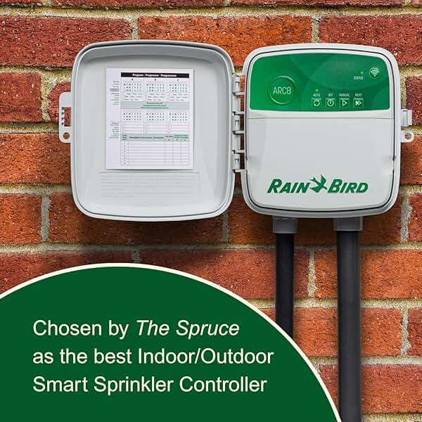 Rain Bird ARC8 App-Based Indoor/Outdoor Smart WiFi Irrigation Sprinkler Timer/Controller, 8-Zone/Station, EPA WaterSense Certified, Compatible with Alexa, Indoor/Outdoor 8-Station - Image 9