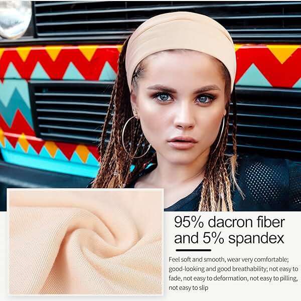 Panleding 12 Pcs Stretchy Headbands for Women, Absorbed Sport Headband Soft Twist Knotted Headbands for Daily Life Yoga Workout - Image 4