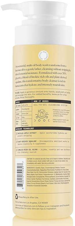 Naturium The Glow Getter Multi-Oil Hydrating Body Wash, Gentle Cleanser, 16.9 oz - Image 7