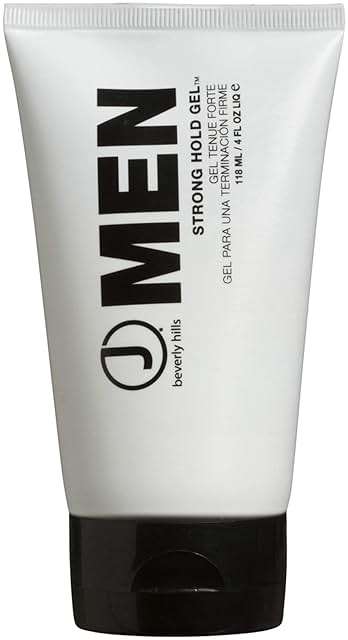 J Beverly Hills Men's Strong Hold Hair Gel with Aloe Vera for Promoting Hair Growth, (2 Oz, 4 Oz) - Image 1