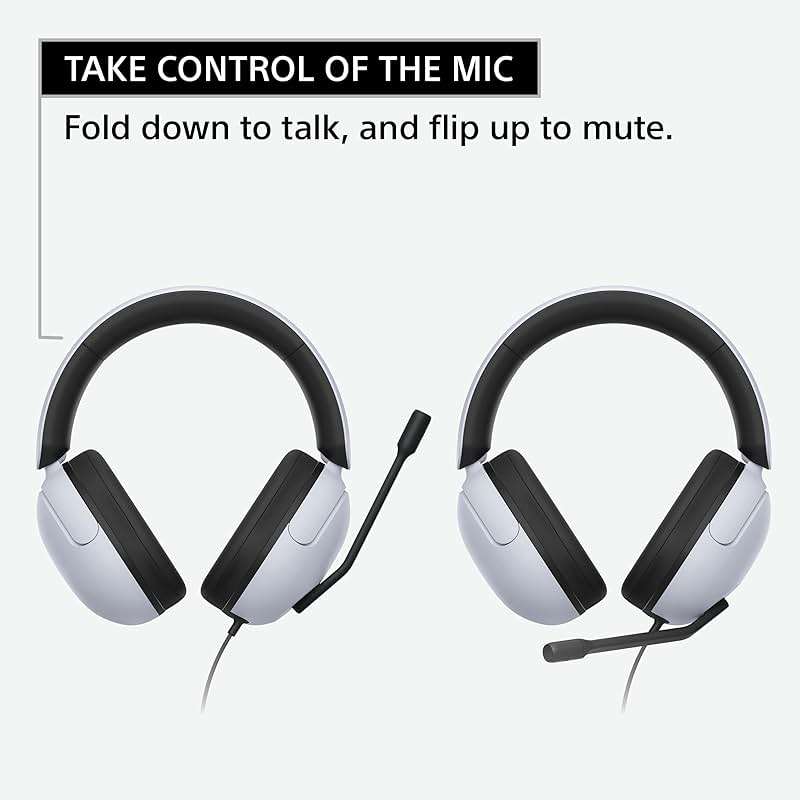 Sony INZONE H3 Wired Gaming Headphones With Mic, PS5 Headphones, Over-Ear, Personalized 360 Spatial Sound, Discord Certified MDR-G300 (White) - Image 7