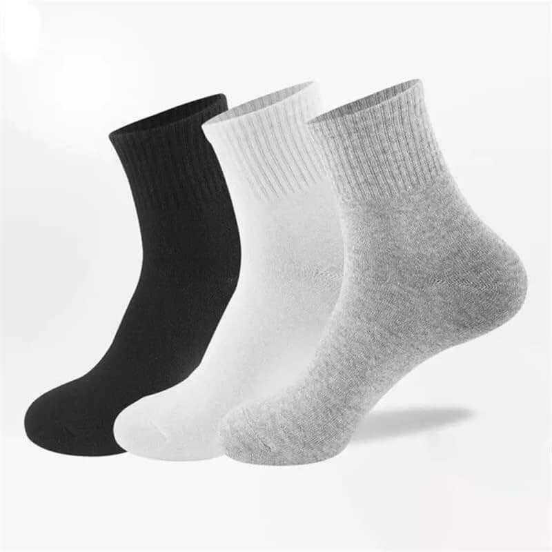 30 Pairs of Thin Crew Socks for Men & Women - Breathable Casual Socks in Bulk - Moisture-Wicking Socks Wholesale - Image 4
