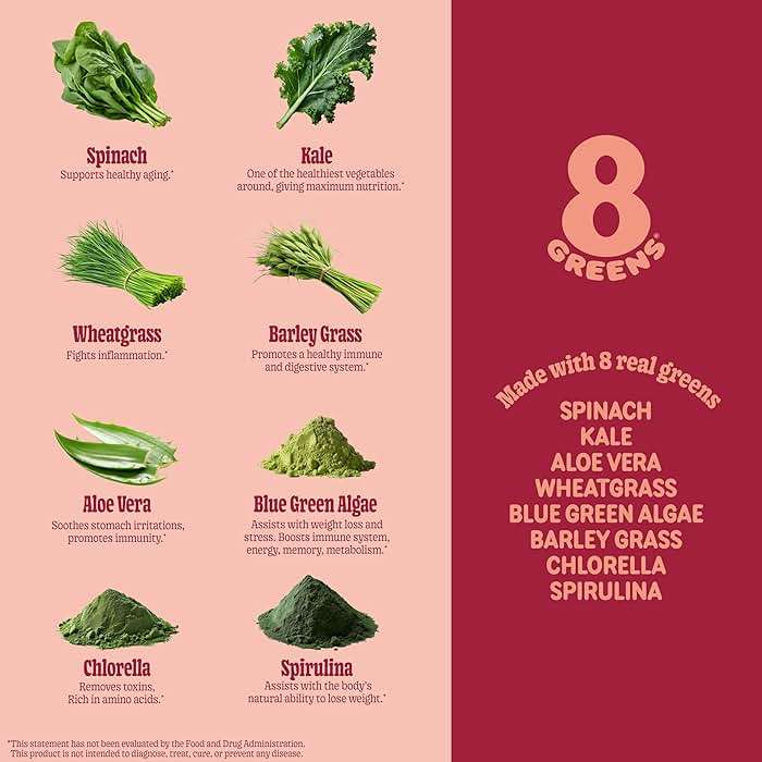 8Greens, Daily Greens Peach Gummies, 50 Count - Image 8