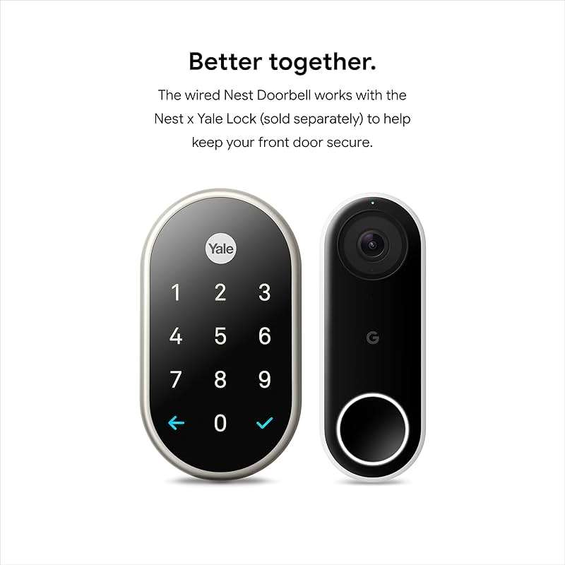 Google Nest Doorbell (Wired) - Formerly Nest Hello - Video Doorbell with 24/7 Streaming - Smart Doorbell Camera for Home with HDR Video, HD Talk and Listen, Night Vision, and Person Alerts - Image 12
