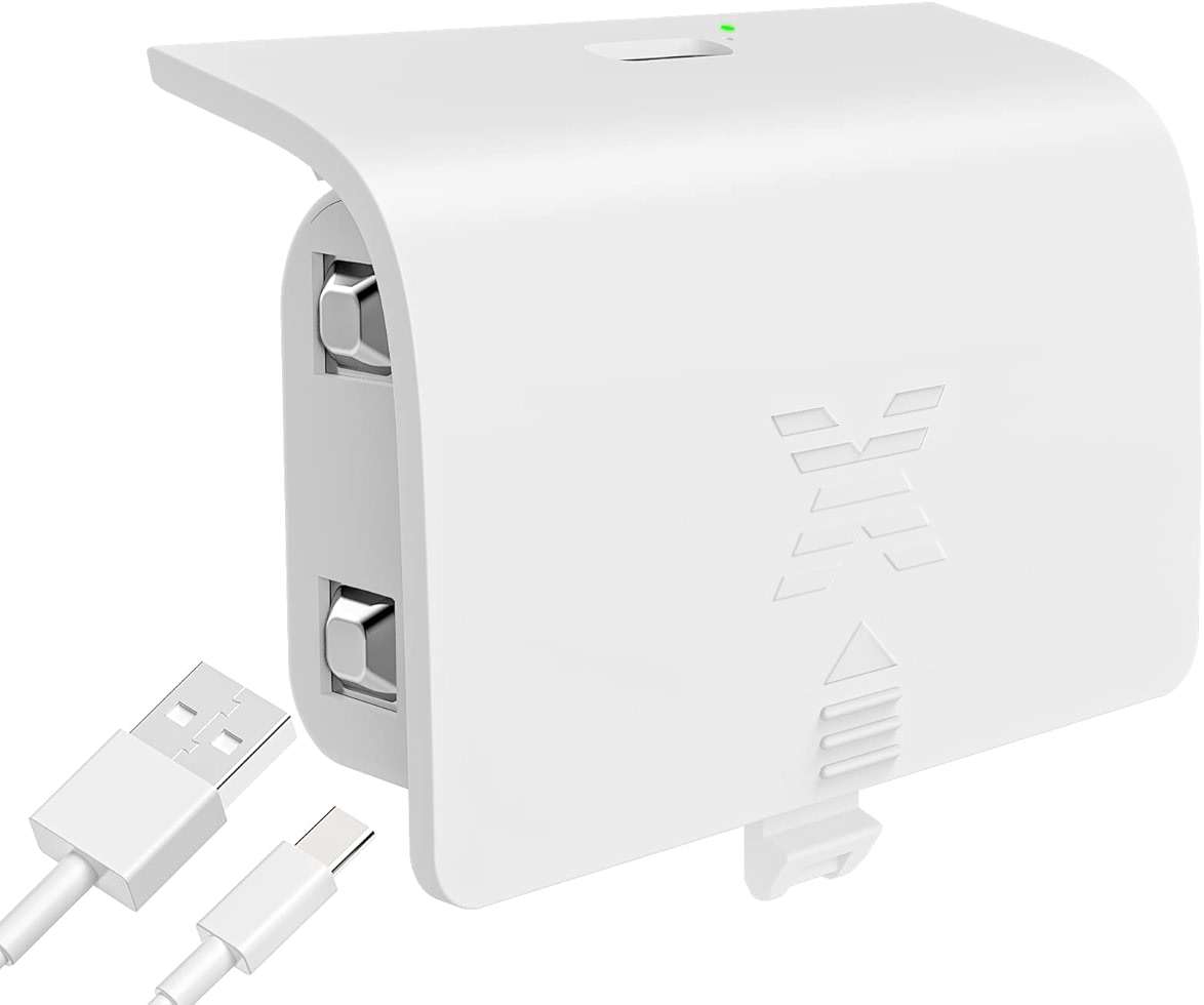 KEKUCULL Controller Battery Pack Compatible with Xbox Series S/X, 1400 mAh Rechargeable Battery Pack Fast Charging for Xbox Charging Accessories Kit with 8.2ft Charge Cable - Image 1