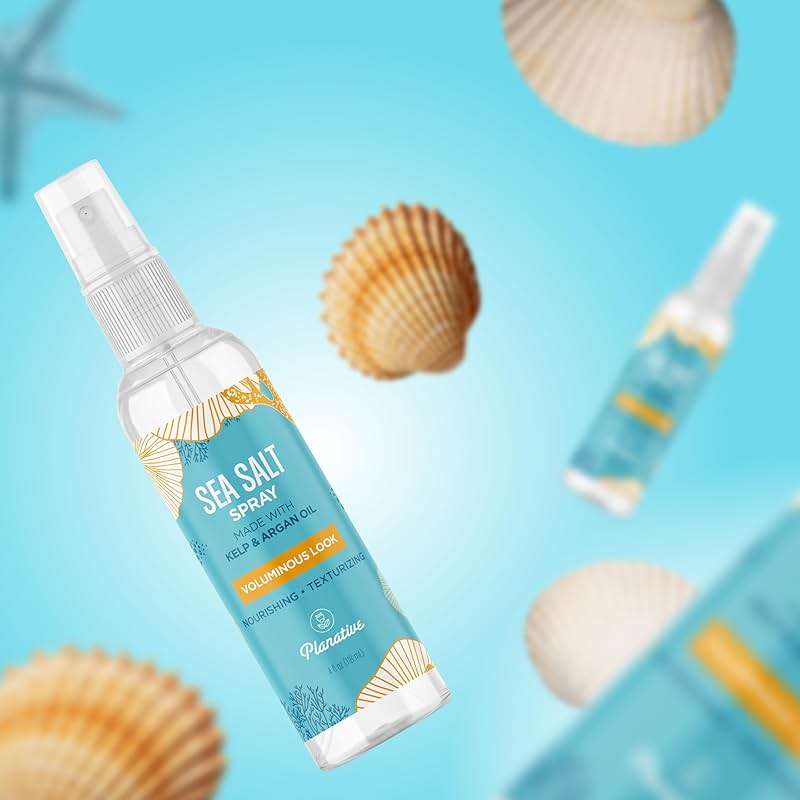 Sea Salt Spray for Hair Volume - Beach Waves Sea Salt Hair Texture Spray for Hair Volumizer - Women and Mens Hair Spray for Hair Styling Extra Hold - Non Sticky Beach Hair Curls Texturizing Spray - Image 9