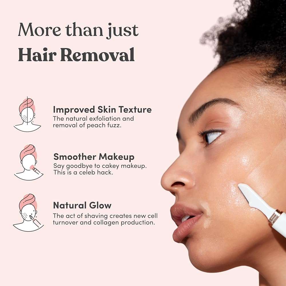 Jill Dermaplane Razor Refills for Women – 8 Single-Use Face Razor Blades for Facial Hair Removal & Exfoliation – Fits Jill V1 Dermaplaner Only (Not Compatible with V2 Kit) - Image 4