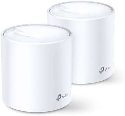 TP-Link Wi-Fi 6 AX3000 Mesh Router System | 2- Mesh Routers | Deco W6000(2-Pack) | 5,000 sq. ft. of WiFi Coverage (Renewed) - Image 2