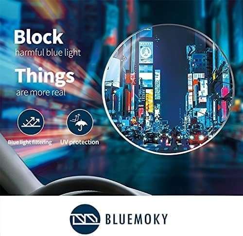 BLUEMOKY Blue Light Reading Glasses for Men,Sport Square Frame Readers, Anti Glare Computer Glasses - Image 6