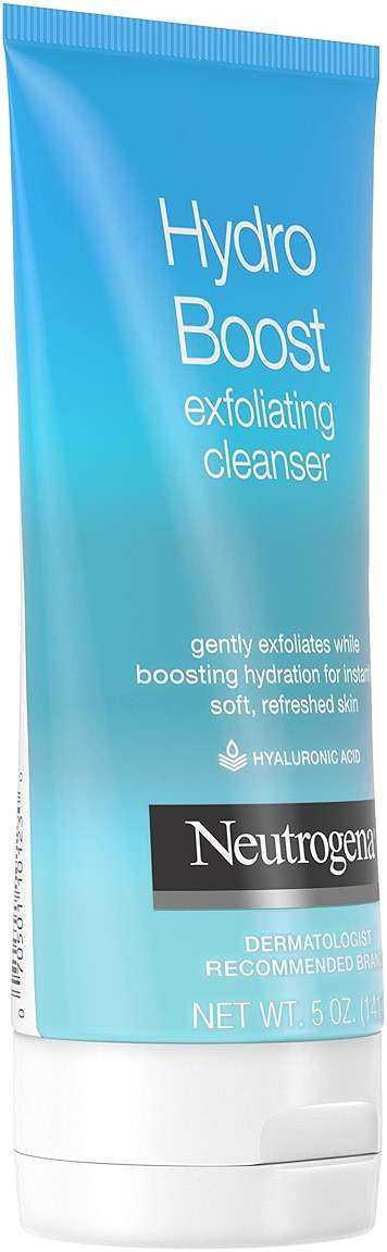 Neutrogena Hydro Boost Gentle Exfoliating Daily Facial Cleanser with Hyaluronic Acid, Clinically Proven to Increase Skin's Hydration Level, Non-Comedogenic Oil-, Soap- & Paraben-Free, 5 Oz, 3 Pack - Image 7