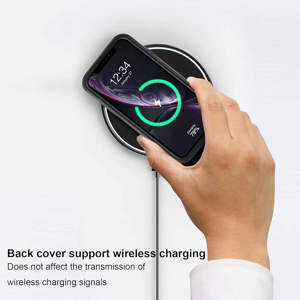 Co-Goldguard Case for iPhone XR, [3-Layer][Shockproof] [Dropproof] for iPhone XR Phone Case, Heavy Duty Protection Case for iPhone XR, 6.1 inch (Black) - Image 6