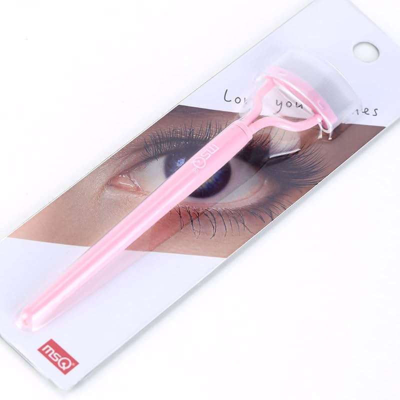 Eyelash Comb Separator MSQ Eyelash Mascara Brush and Comb Lash Separator With Comb Cover Arc Designed Cosmetic Brushes Tool Pink (Includes a Mascara Wand) - Image 7