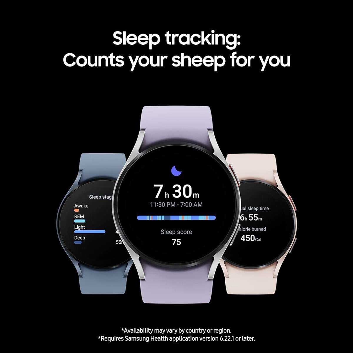 SAMSUNG Galaxy Watch 5 40mm Bluetooth Smartwatch w/Body, Health, Fitness and Sleep Tracker, Improved Battery, Sapphire Crystal Glass, Enhanced GPS Tracking, US Version, Gray - Image 4