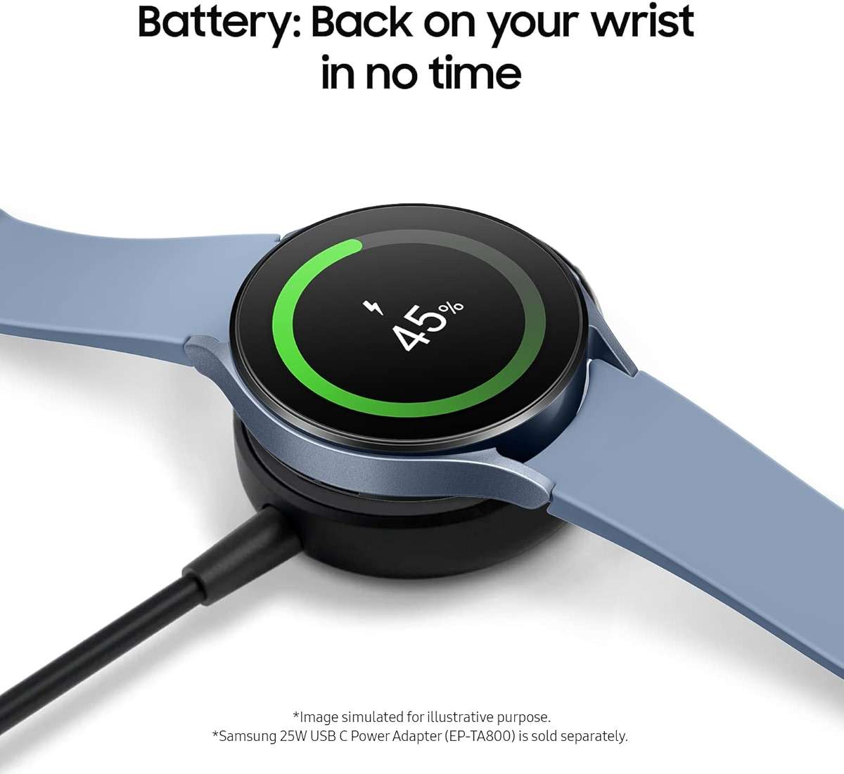 SAMSUNG Galaxy Watch 5 40mm Bluetooth Smartwatch w/Body, Health, Fitness and Sleep Tracker, Improved Battery, Sapphire Crystal Glass, Enhanced GPS Tracking, US Version, Gray - Image 7