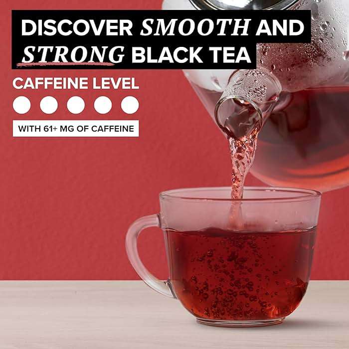 TAZO Organic Awake English Breakfast Black Tea Bags, 96 Total Tea Bags (16ct - Pack of 6) - Image 4