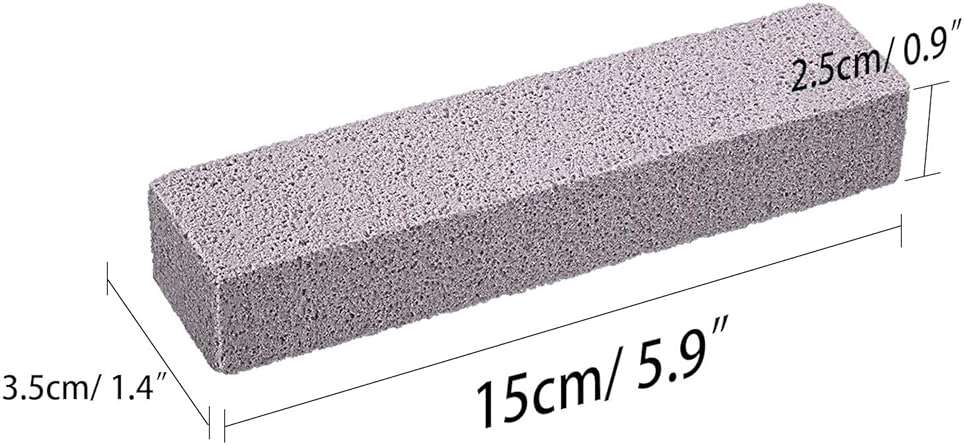 Chengu 60 Pcs Pumice Stone for Cleaning, Pumice Stone Toilet Bowl Cleaner, Scouring Pumices Sticks Bulk for Pool, Hard Water Rings, Rust Stains, Calcium Buildup, Bathroom, Grills, 5.9 x 1.4 x 0.9 in - Image 2