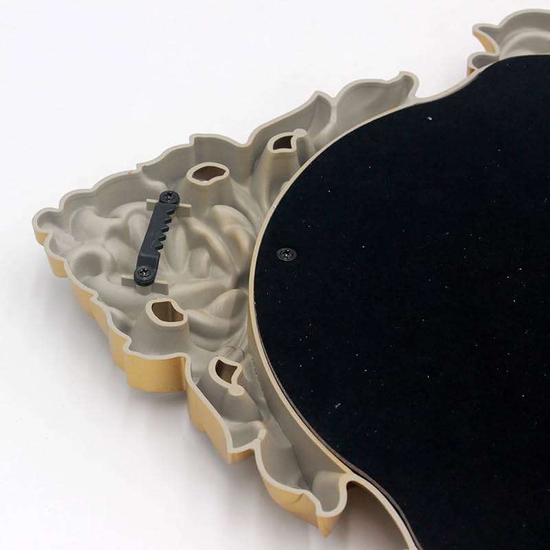Eaoundm 16.5 x 11 inch Vintage Mirror Antique Mirror Decorative wall Mirror Shield Shape (Brush Gold) - Image 6