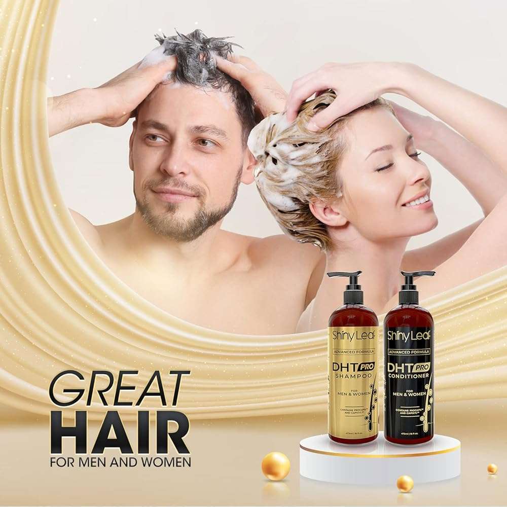 DHT Pro Shampoo and Conditioner - Advanced Formula with Procapil and Capixyl, DHT Blockers, Made In USA, Hair Loss Solution for Men and Women, Stimulates Follicles, SupportsThinning Hair - Image 9