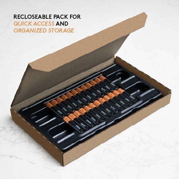 Duracell Optimum AAA Batteries 24 Count with POWER BOOST Ingredients, Re-closable Pack for a Quick, Easy Access and Organized Storage - Image 2