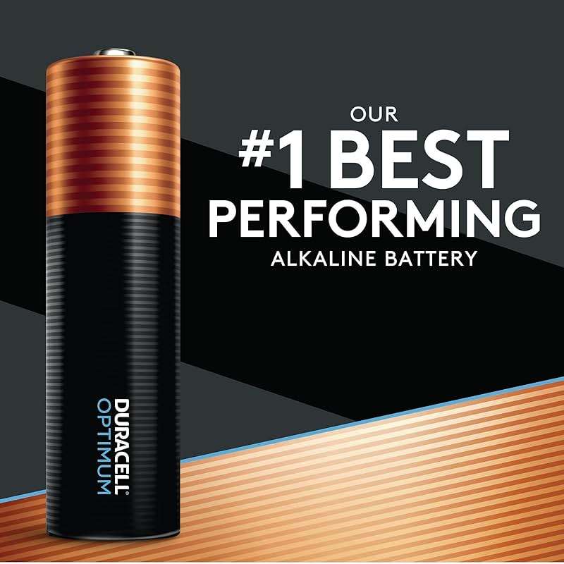 Duracell Optimum AAA Batteries 24 Count with POWER BOOST Ingredients, Re-closable Pack for a Quick, Easy Access and Organized Storage - Image 3