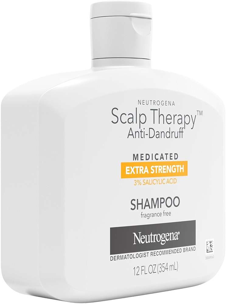 Neutrogena Scalp Therapy Anti-Dandruff Extra Strength Medicated Shampoo with 3% Salicylic Acid, Helps Prevent, Fight, & Control the Recurrence of Dandruff, Fragrance Free, 12 fl. oz - Image 4
