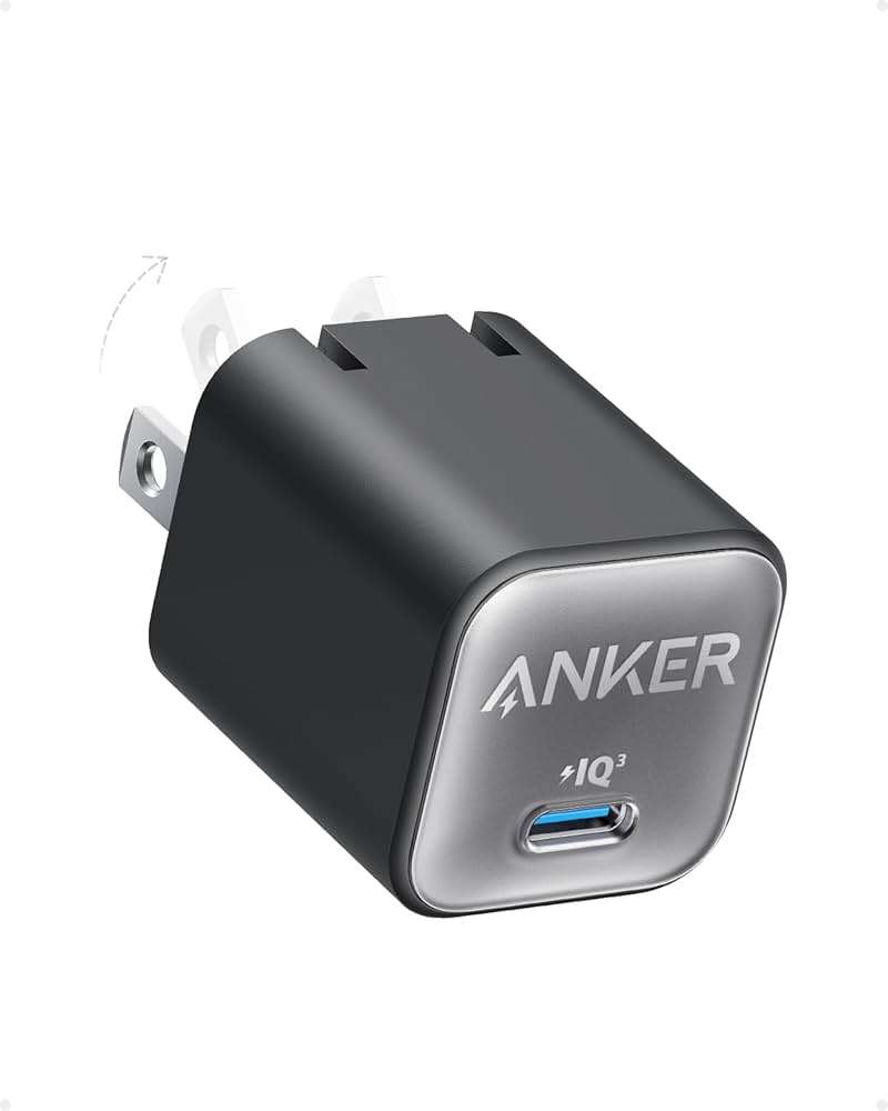 Anker Nano Phone Charger, USB C GaN Charger 30W, PIQ 3.0 Foldable PPS Fast Charger USB C for iPhone 17 / 16 and more series, Galaxy, iPad, Compatible with MagSafe - Image 1