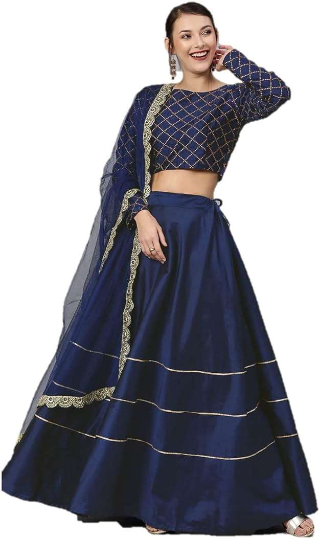 lehenga choli for women readymade fully stitched Wedding Party Wear Indian Style Dress - Image 1