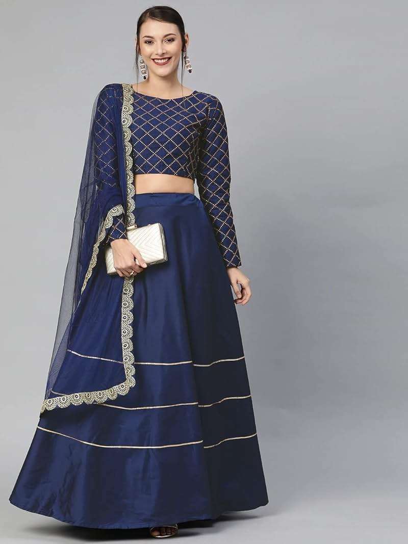 lehenga choli for women readymade fully stitched Wedding Party Wear Indian Style Dress - Image 7
