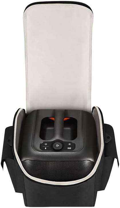 Seracle Carrying Case Portable Tote Bag Travelling Case for JBL Partybox Encore Essential Portable Party Speaker (Black) - Image 2