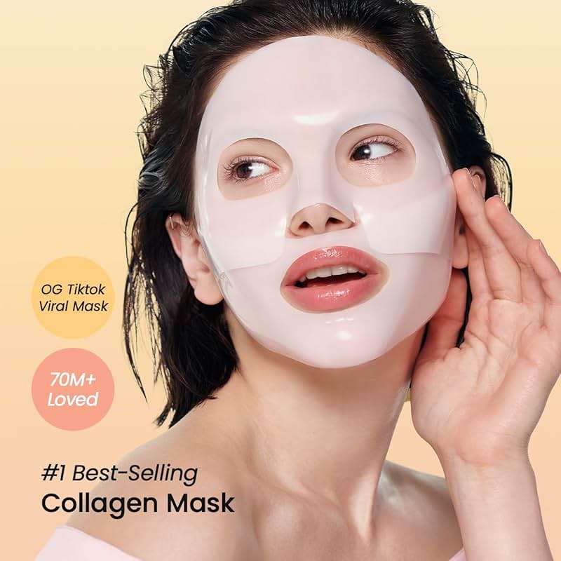 BIODANCE Bio-Collagen Real Deep Mask, Hydrating Overnight Hydrogel Face Mask, Pore Minimizing, Elasticity, Plumping, Travel Essentials & Self Care Gifts for Women, Korean Skin Care | 1.19oz(34g) x 4ea - Image 2